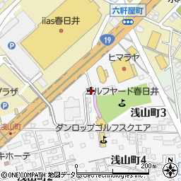 愛知県春日井市浅山町3丁目周辺の地図