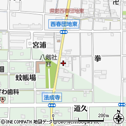 株式会社マクシス・シントー　北名古屋工場周辺の地図