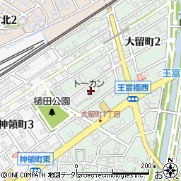 愛知県春日井市大留町2丁目3周辺の地図