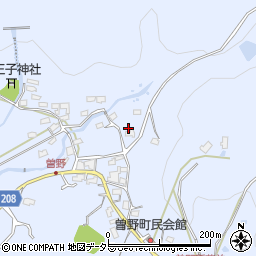 愛知県瀬戸市曽野町1786周辺の地図