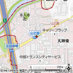 愛知県北名古屋市宇福寺前畑周辺の地図