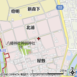 愛知県一宮市丹陽町五日市場屋敷43周辺の地図