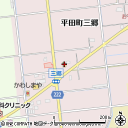 セブンイレブン海津平田町三郷店周辺の地図