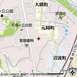 滋賀県彦根市芹川町周辺の地図