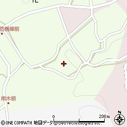 岐阜県恵那市串原木根周辺の地図