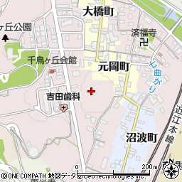 滋賀県彦根市芹川町周辺の地図