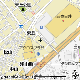 愛知県春日井市六軒屋町東丘17-154周辺の地図