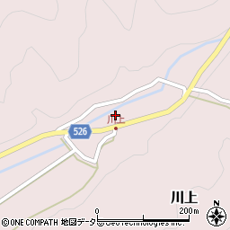 兵庫県朝来市川上176周辺の地図