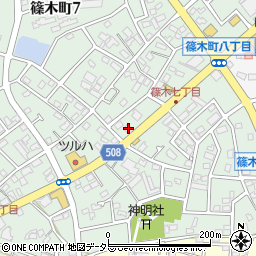 ａｕショップ春日井篠木店周辺の地図