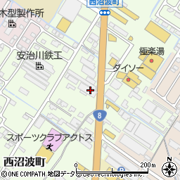 カーコンビニ倶楽部（株）リバティ彦根店周辺の地図