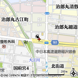 愛知県稲沢市治郎丸石塚町周辺の地図