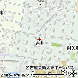 愛知県北名古屋市熊之庄（古井）周辺の地図