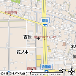 愛知県北名古屋市徳重吉原周辺の地図