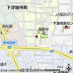 愛知県稲沢市下津片町215周辺の地図