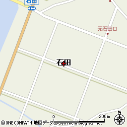 兵庫県朝来市石田周辺の地図