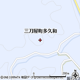 島根県雲南市三刀屋町多久和周辺の地図