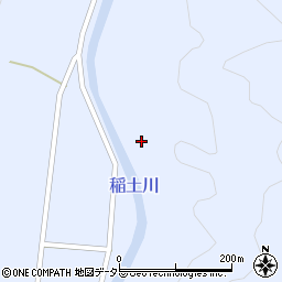 兵庫県丹波市青垣町稲土257周辺の地図