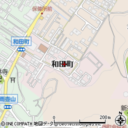 滋賀県彦根市和田町周辺の地図