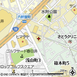 愛知県春日井市六軒屋町東丘15周辺の地図