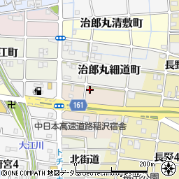 愛知県稲沢市治郎丸大角町6周辺の地図