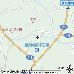 長野県下伊那郡阿南町新野2710-3周辺の地図