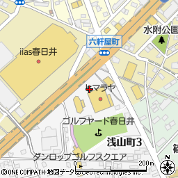 愛知県春日井市浅山町3丁目2周辺の地図