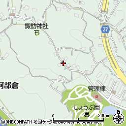 神奈川県横須賀市阿部倉周辺の地図