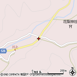 青倉山入口周辺の地図