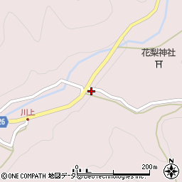 兵庫県朝来市川上208周辺の地図