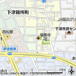 愛知県稲沢市下津片町214周辺の地図