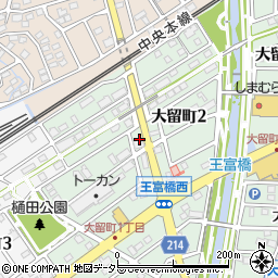 愛知県春日井市大留町2丁目5周辺の地図
