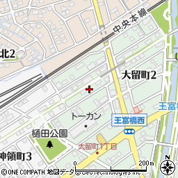 愛知県春日井市大留町2丁目6周辺の地図