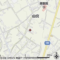 静岡県富士宮市山宮968周辺の地図