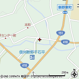 長野県下伊那郡阿南町新野1426周辺の地図