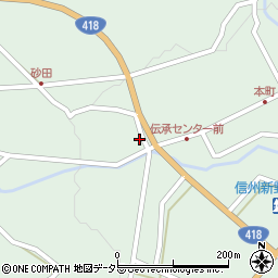 長野県下伊那郡阿南町新野2433周辺の地図