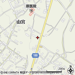静岡県富士宮市山宮35周辺の地図