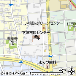 愛知県稲沢市下津高戸町周辺の地図