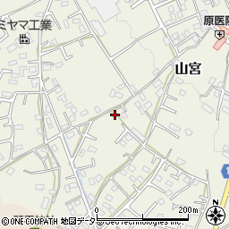 静岡県富士宮市山宮994周辺の地図
