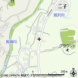 静岡県御殿場市二子209周辺の地図
