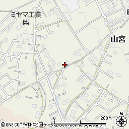 静岡県富士宮市山宮936周辺の地図