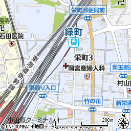 第四区公民館周辺の地図