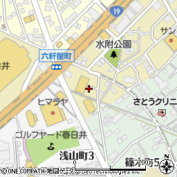 愛知県春日井市六軒屋町東丘13-68周辺の地図