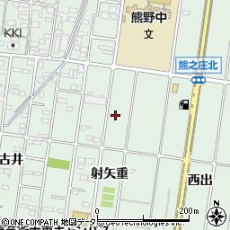 愛知県北名古屋市熊之庄周辺の地図