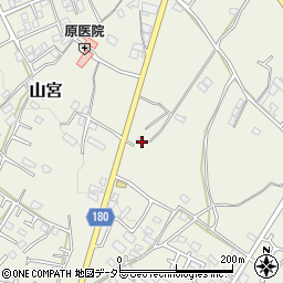 静岡県富士宮市山宮49周辺の地図