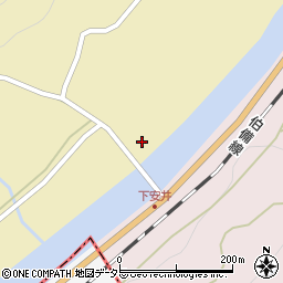 鳥取県日野郡江府町下安井379周辺の地図