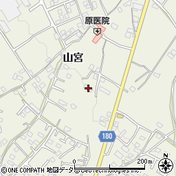 静岡県富士宮市山宮962周辺の地図