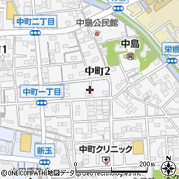 神奈川県小田原市中町周辺の地図