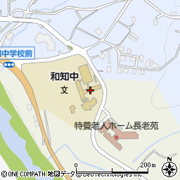 京丹波町立和知中学校周辺の地図