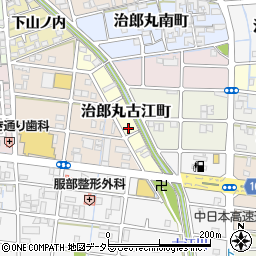 愛知県稲沢市治郎丸古江町周辺の地図