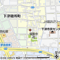 愛知県稲沢市下津片町196周辺の地図